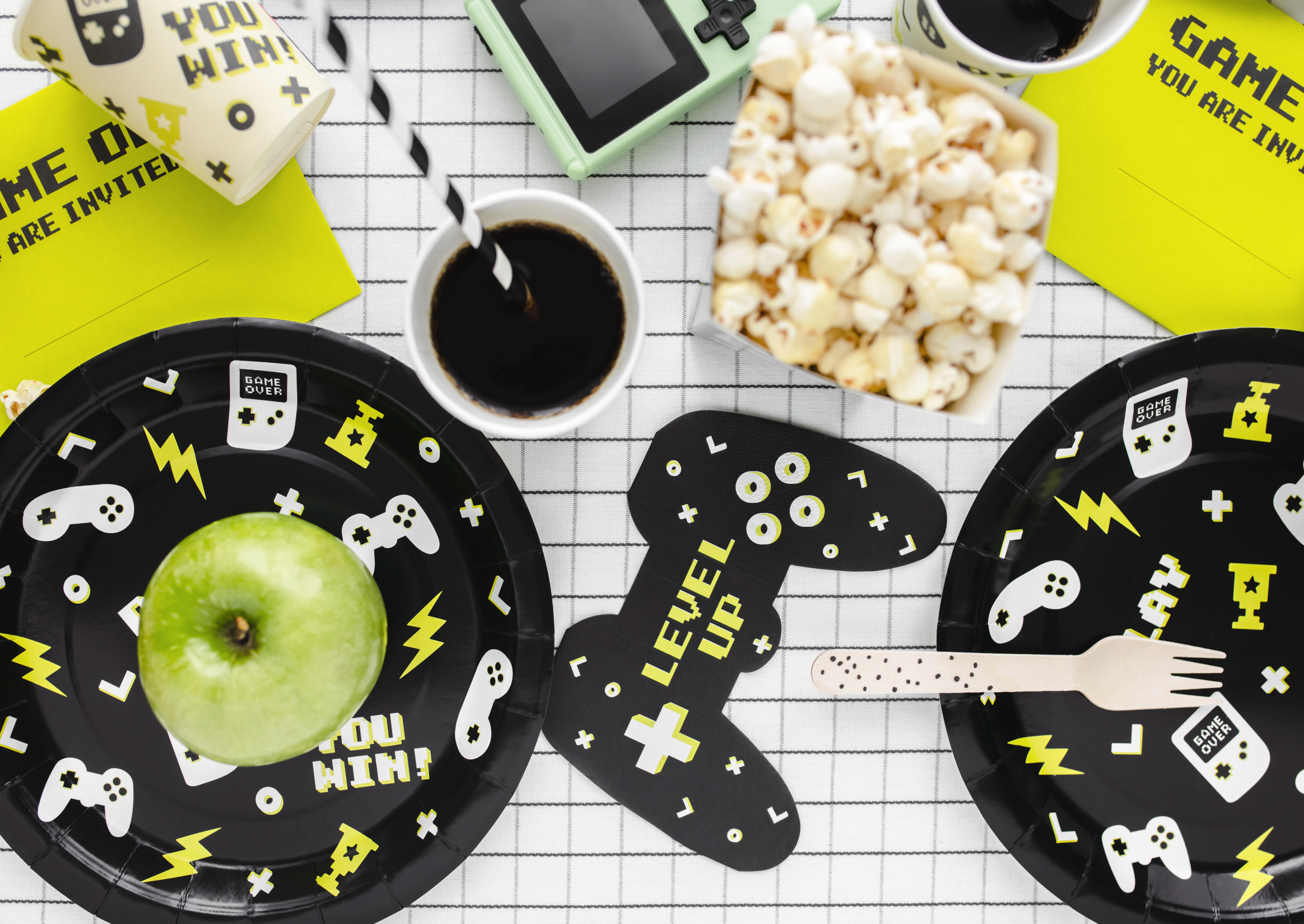 servetten gamen videospel game feest deco decoratie verjaardag