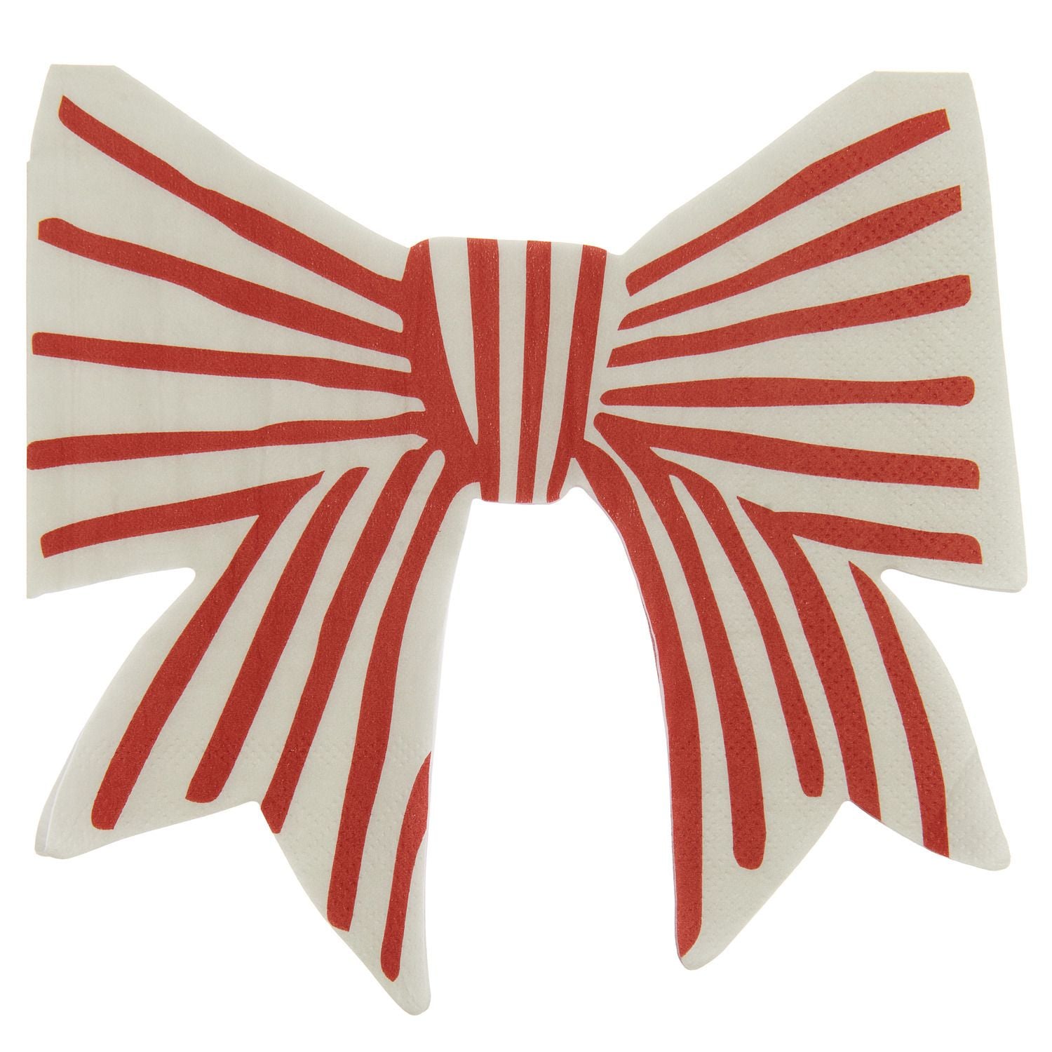 servetten rood wit strik feest deco decoratie kerst verjaardag