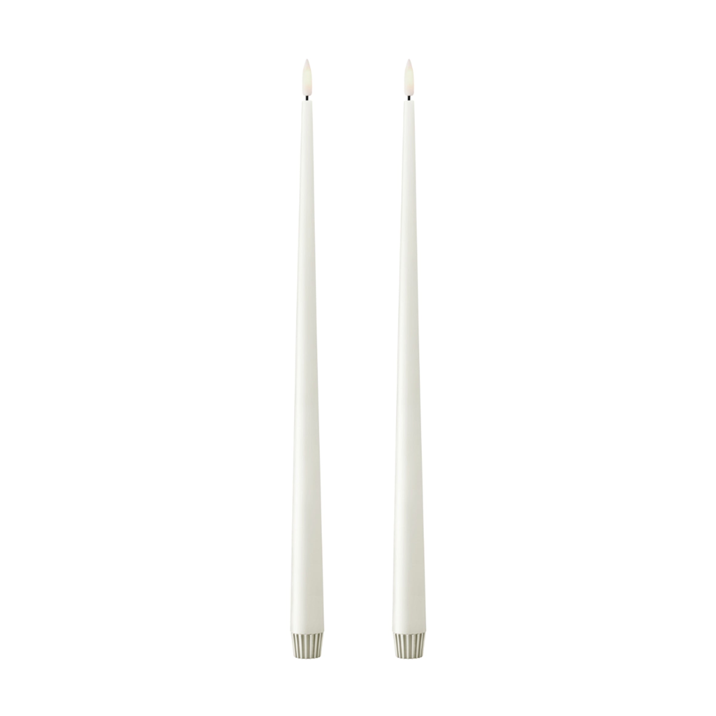 silky wit taper kaars ester & erik 40cm kaarsen winter herfst kerstmis feest deco decoratie