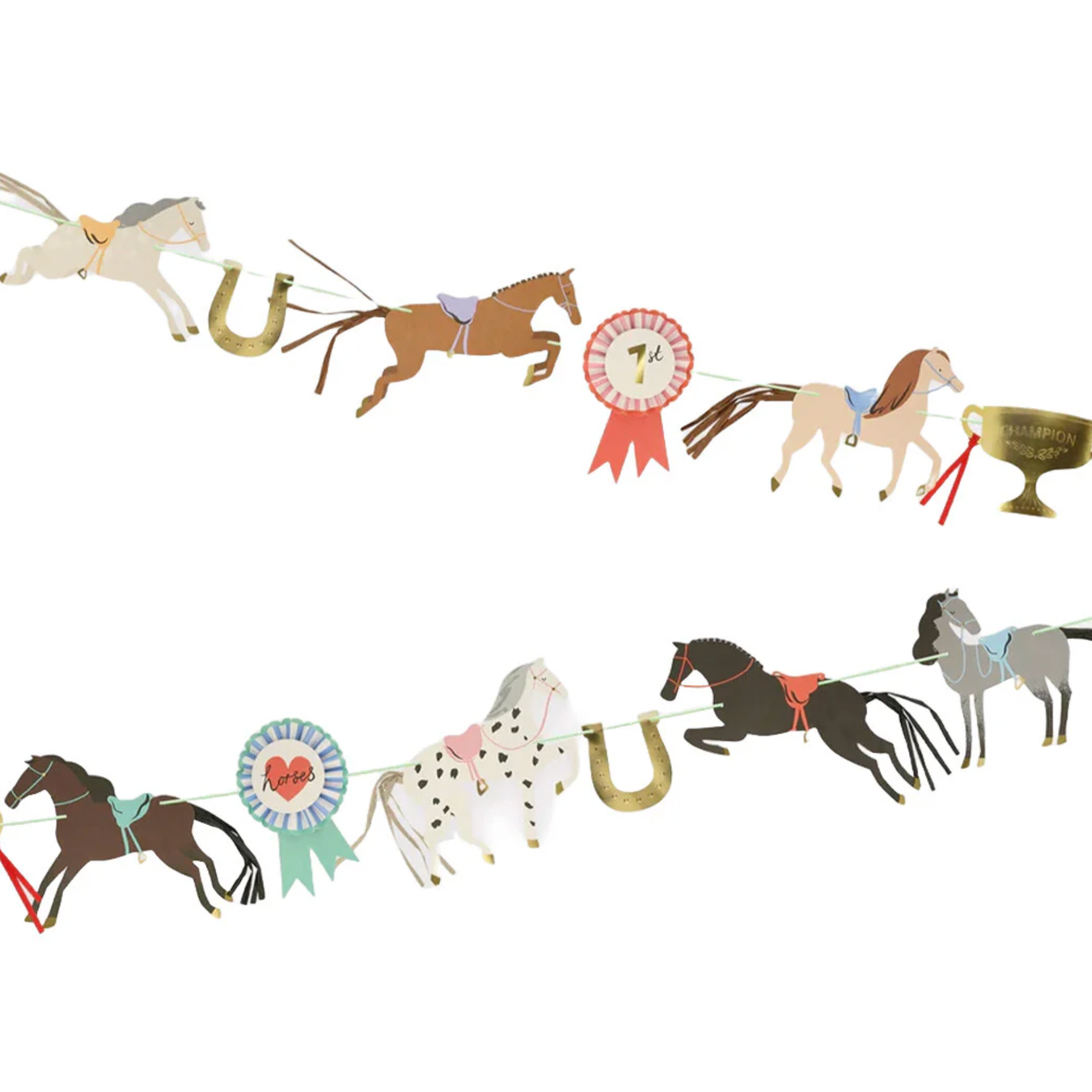 slinger paarden dieren feest deco decoratie verjaardag feest feestversiering