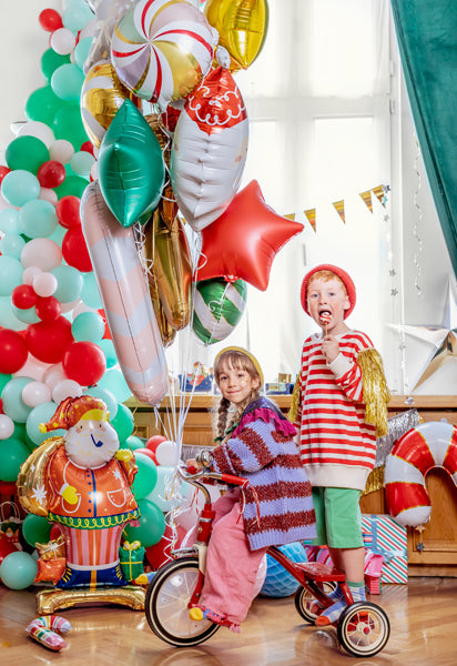 snoepjes folieballon ballon snoepstok deco decortia