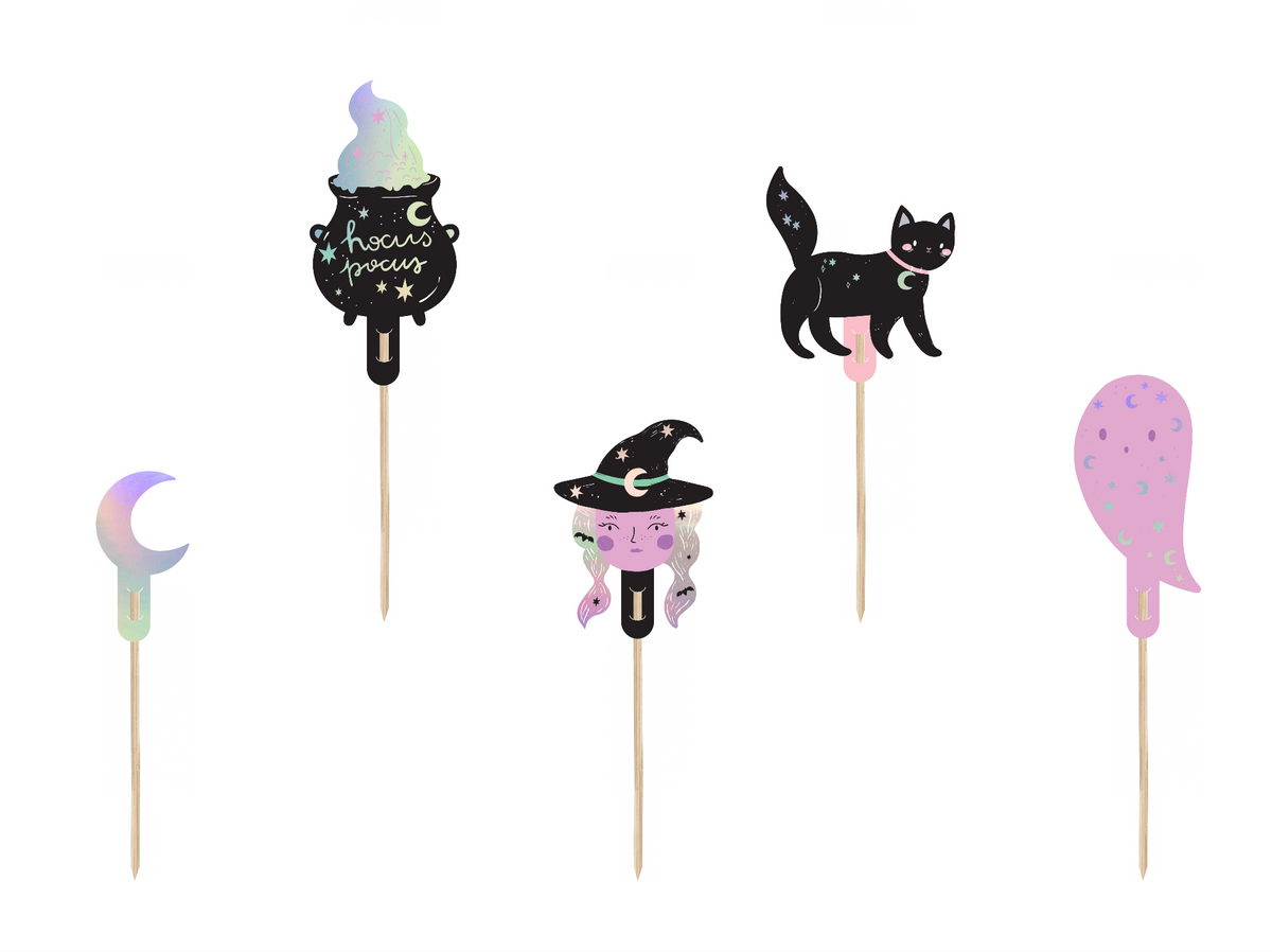 taart cake cupcake toppers halloween deco decoratie feest