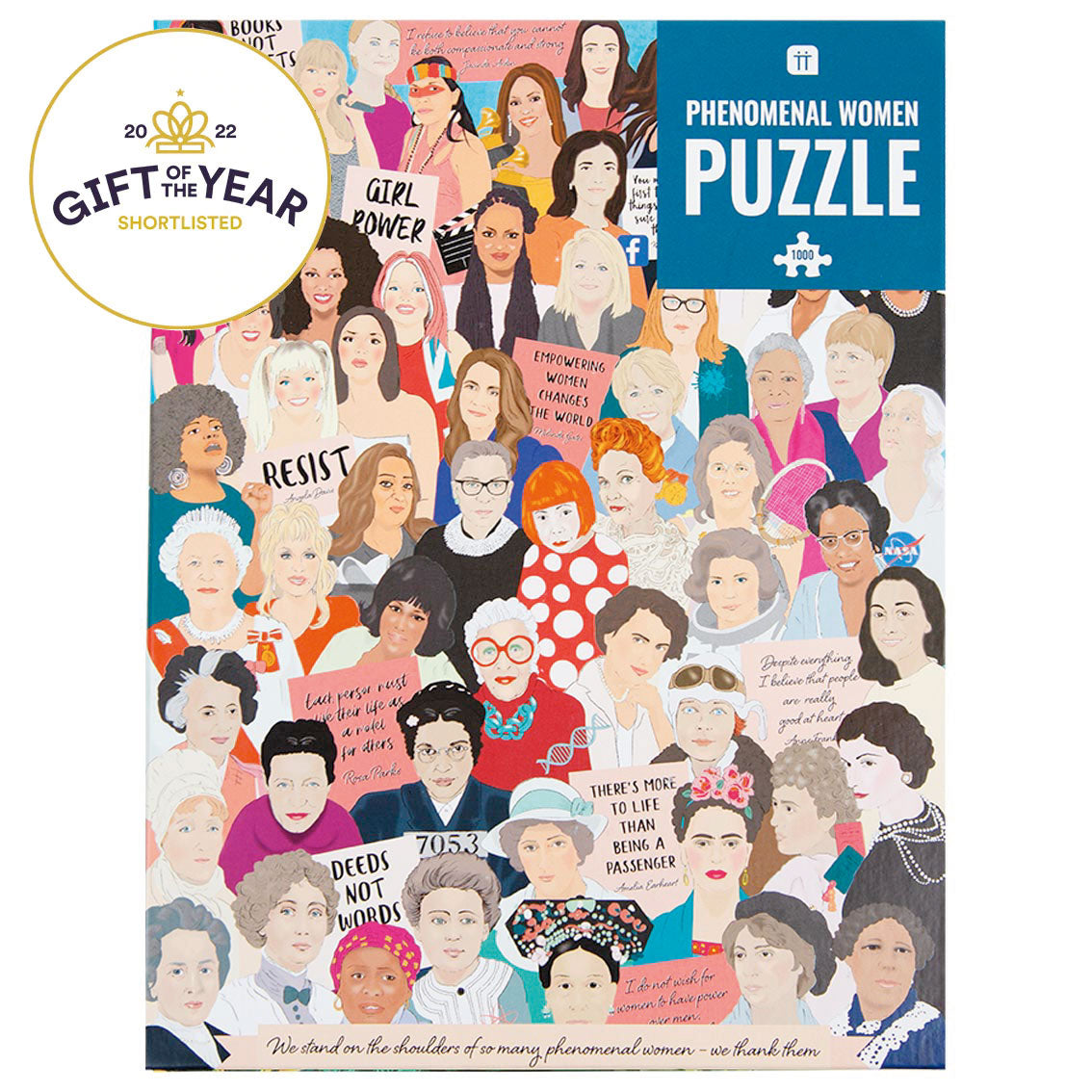 Cadeau puzzel phenomenal women puzzle fenomenale vrouwen puzzel
