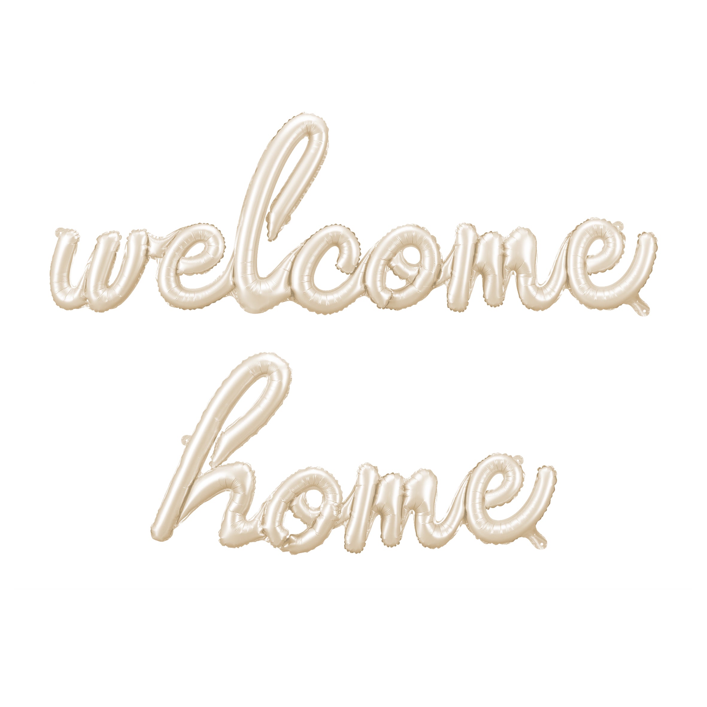 welcome home folieballon ecru welkom thuis versiering newborn baby