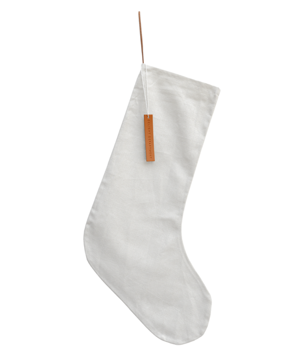 witte kerstsok kerst deco decoratie kerstmis minimalistisch delight departement