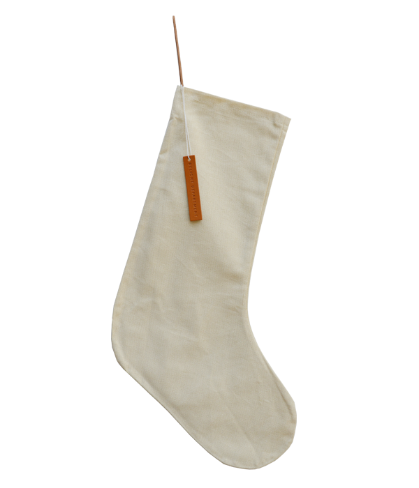 zand crème beige kerstsok kerst deco decoratie kerstmis minimalistisch delight departement 3