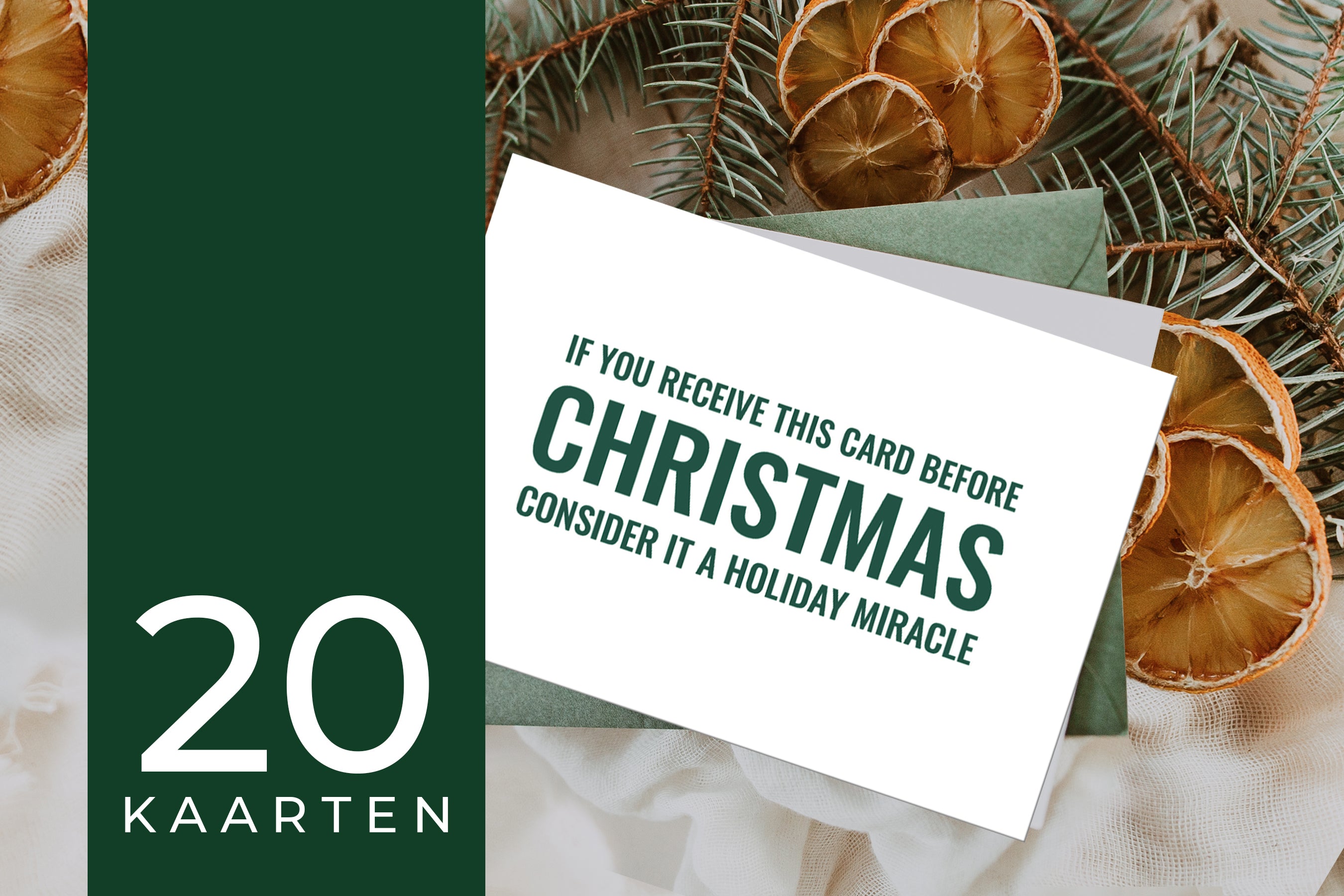 Christmasbox ‘Christmas Cheers’ - 20 wenskaarten, 20 gifttags en 24 stickers