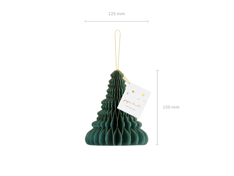 kerstboom honeycomb decoratie kerstbal tafel groen feest