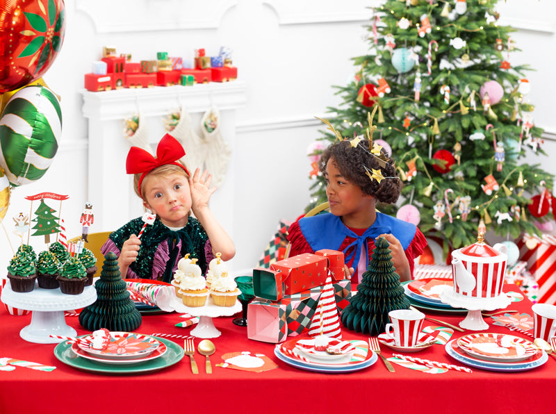 kerstboom honeycomb decoratie kerstbal tafel groen feest
