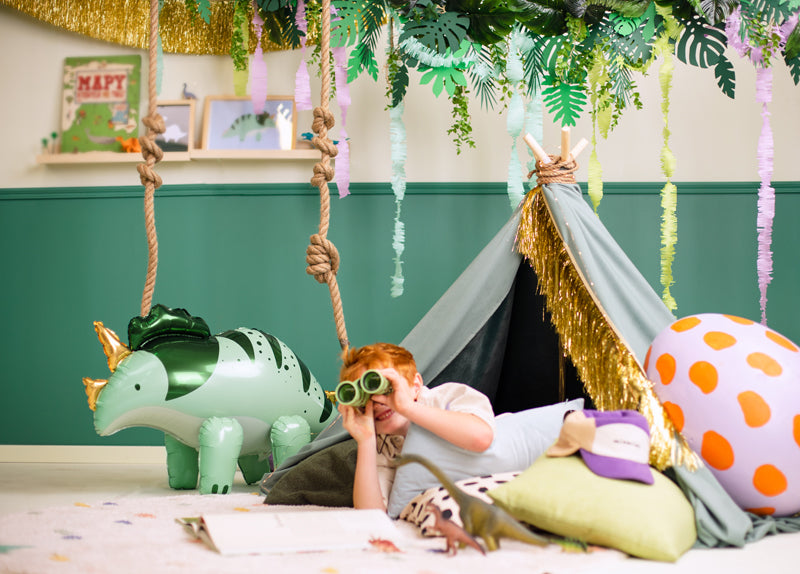 Triceratops Dino Dinosaurus Folieballon  XXL feest party verjaardag