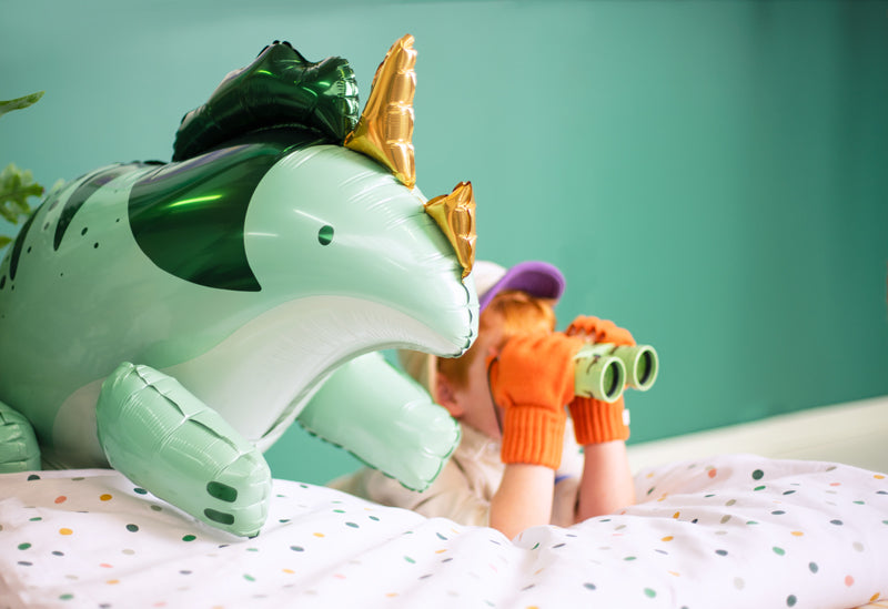 Triceratops Dino Dinosaurus Folieballon  XXL feest party verjaardag
