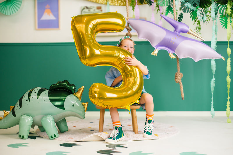 Triceratops Dino Dinosaurus Folieballon  XXL feest party verjaardag