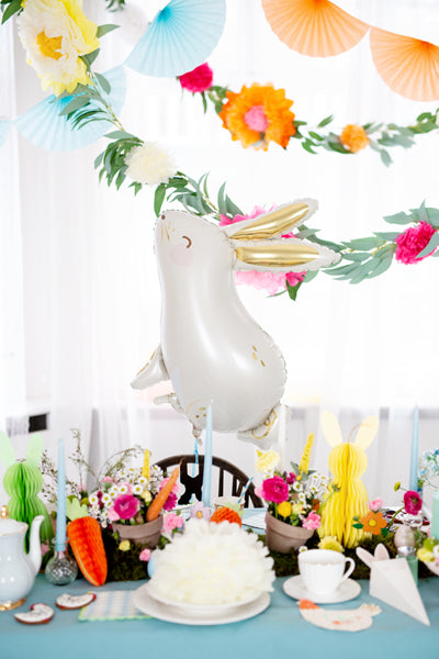 Folieballon konijn dieren pasen lente feest verjaardag