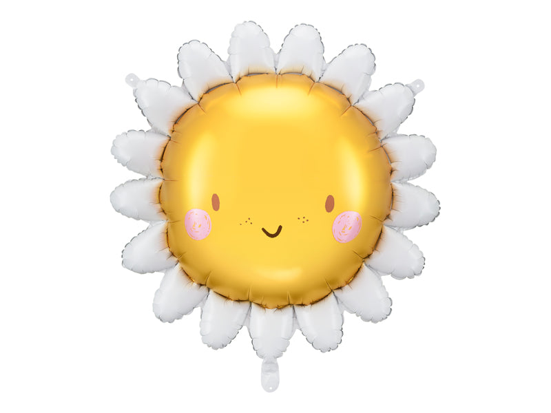 Zon Bloem Madeliefje Daisy ballon folieballon feest decoratie verjaardag geel vrolijk lente zomer