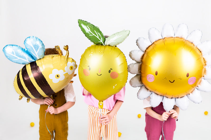Zon Bloem Madeliefje Daisy ballon folieballon feest decoratie verjaardag geel vrolijk lente zomer