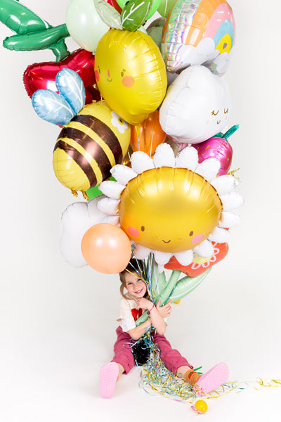 Citroen ballon folieballon feest decoratie verjaardag geel groen vrolijk lente zomer