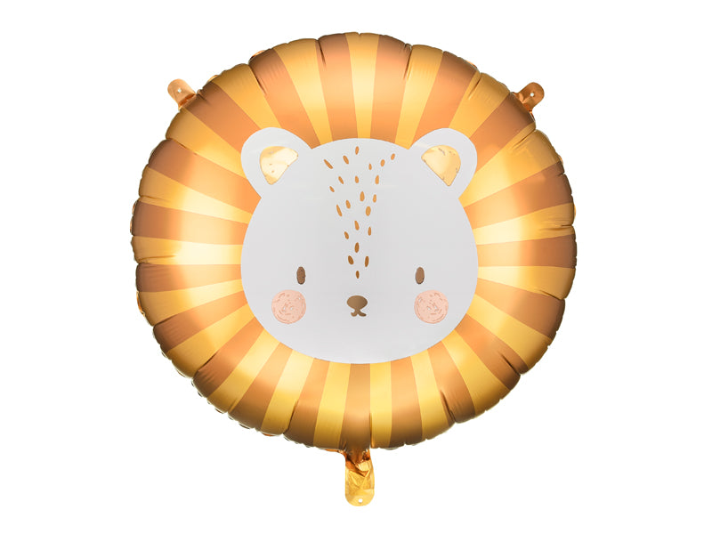 XL folieballon leeuw beer hoofd decoratie feest verjaardag dieren safari jungle