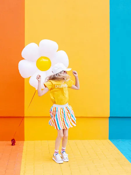 Folieballon Daisy Madelief Bloem feest decoratie verjaardag