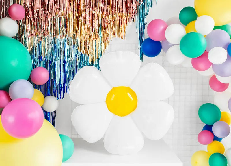Folieballon Daisy Madelief Bloem feest decoratie verjaardag