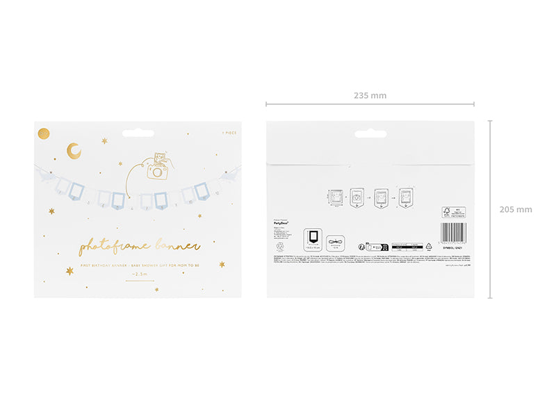 slinger fotokaders babyshower babyborrel baby geboorte decoratie feest