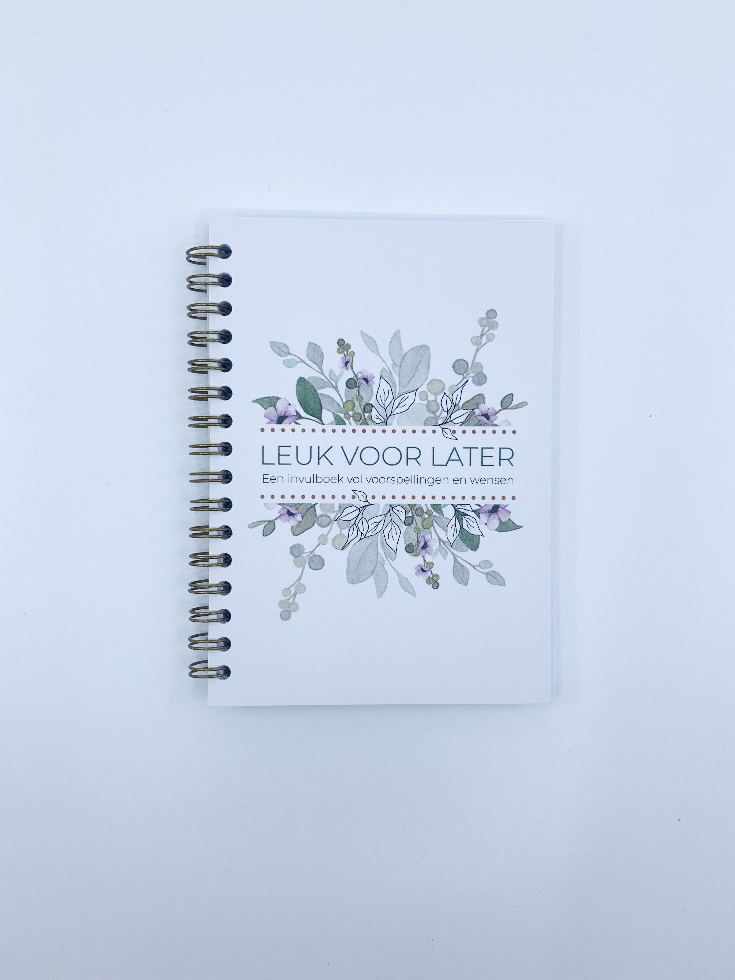 Invulboek 'Leuk voor later' - Botanisch met bloemen