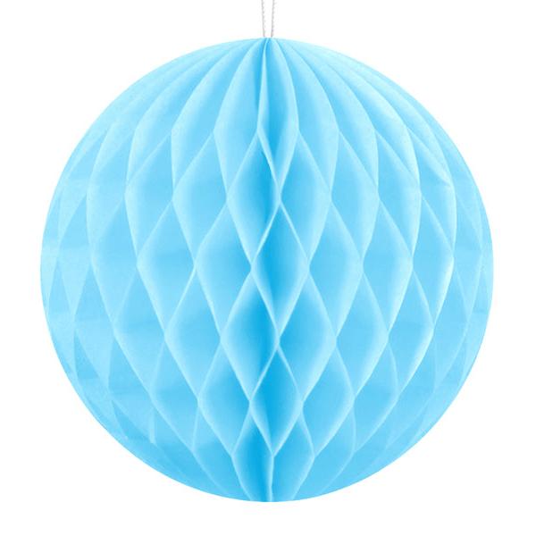 Honeycomb blauw rond tissuepapier vloepapier feest decoratie