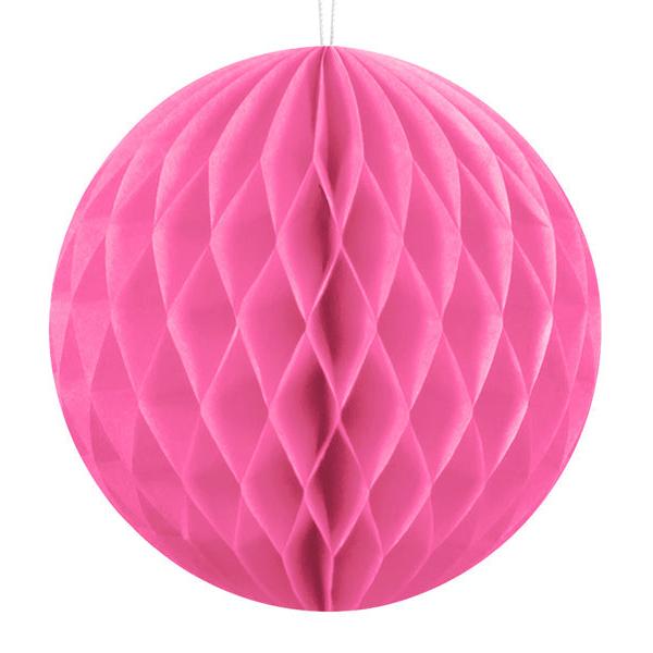 Honeycomb roze rond tissuepapier vloepapier feest decoratie