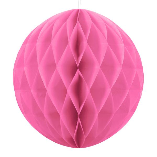 Honeycomb roze rond tissuepapier vloepapier feest decoratie