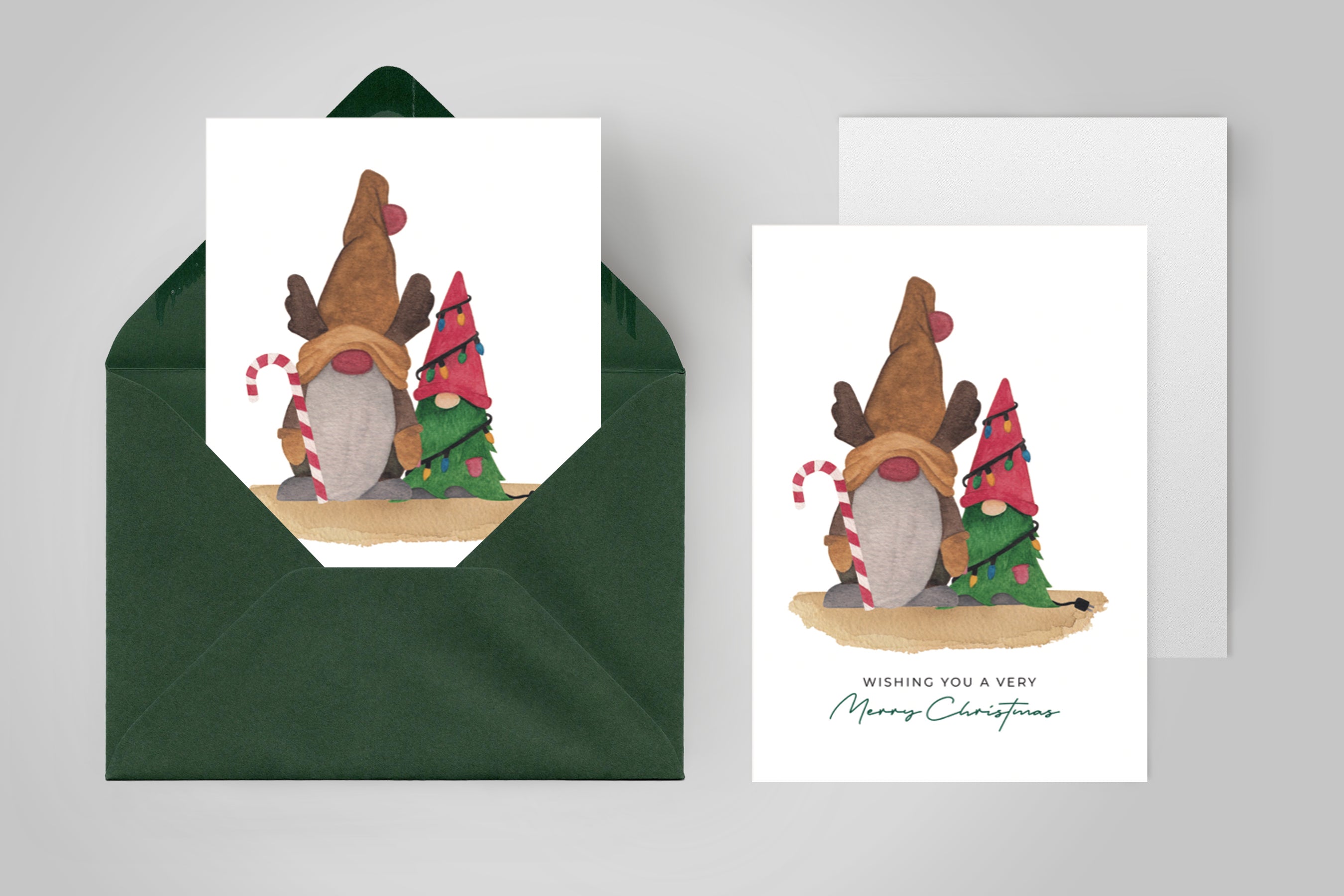 Christmasbox ‘Santa’s little helpers’ - 20 wenskaarten, 20 gifttags en 24 stickers