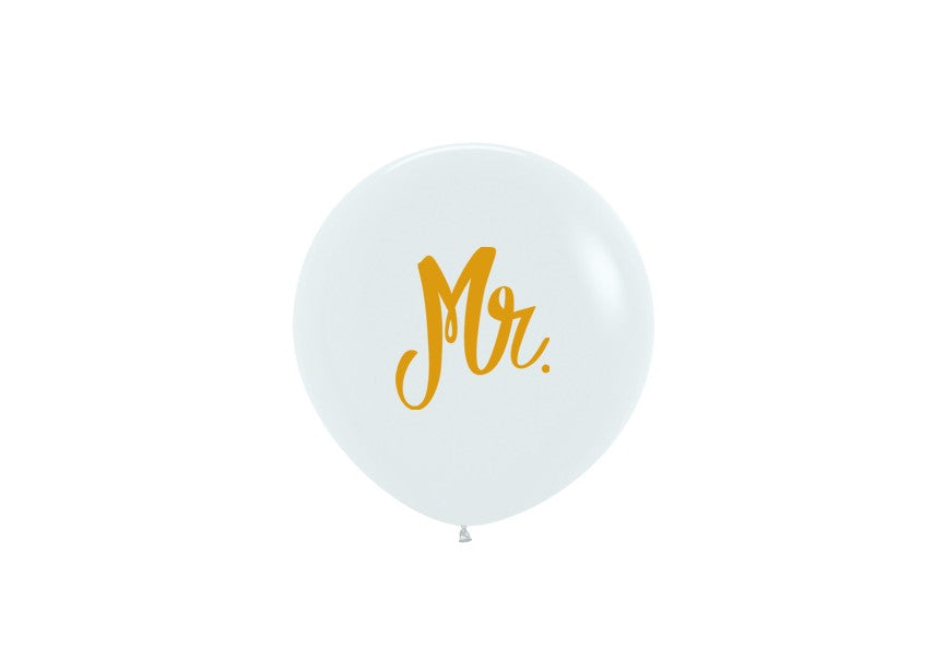 Reuze ballon 'Mr'