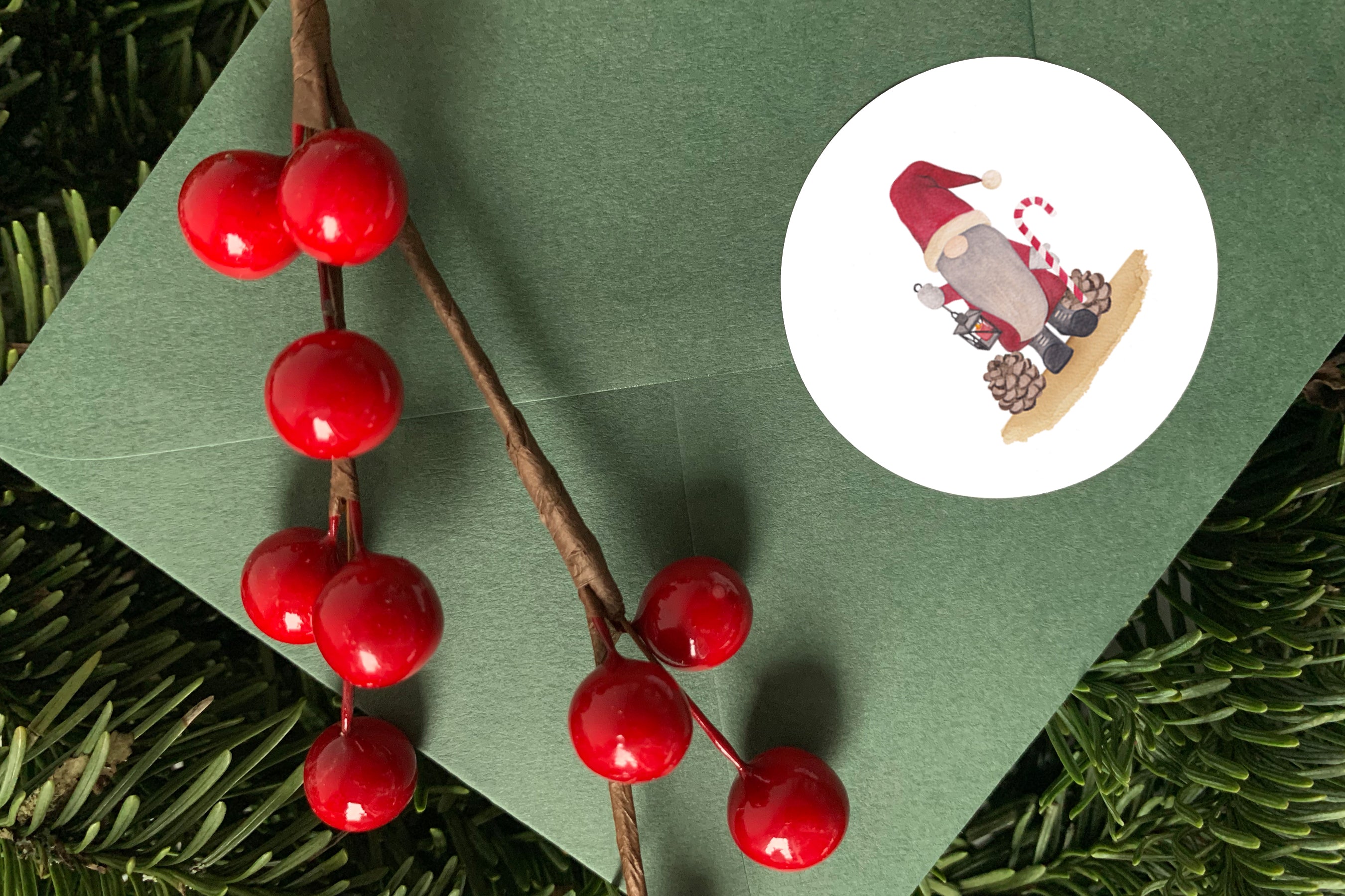 Christmasbox ‘Santa’s little helpers’ - 20 wenskaarten, 20 gifttags en 24 stickers