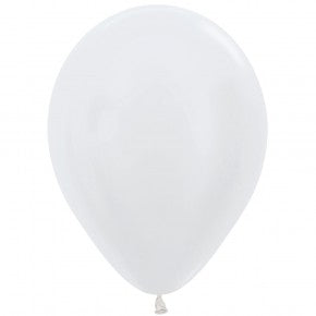 ballon parelmoer wit