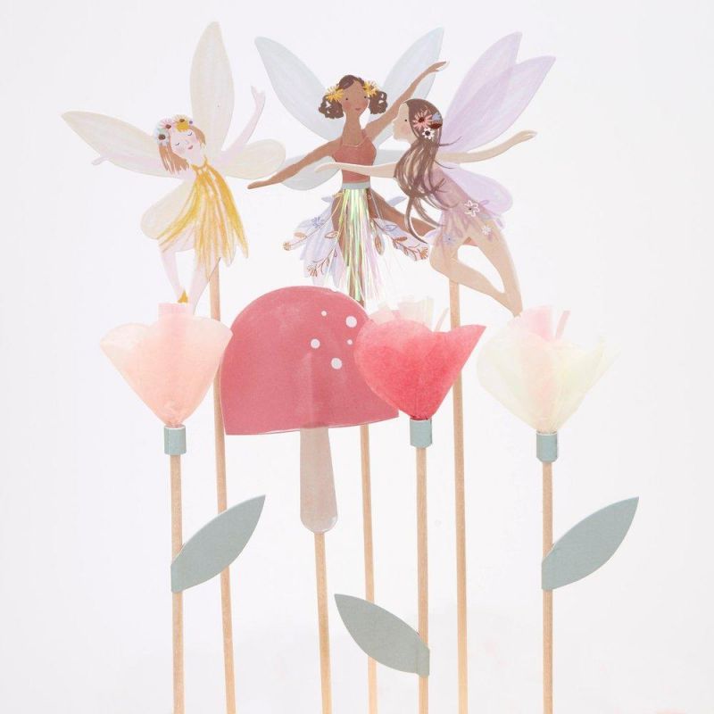 Elfjes taart cake topper Meri Meri feest decoratie taart cupcake
