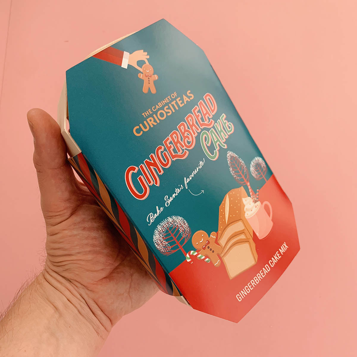 Gingerbread Cake Mix - Compleet pakket incl. bakvorm, sprinkles en theezakje