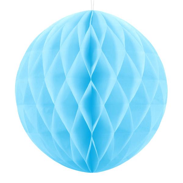 Honeycomb blauw rond tissuepapier vloepapier feest decoratie