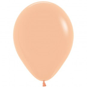 Ballon blush nude zacht pastel oranje