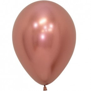 Ballon metallic rosé koper rose