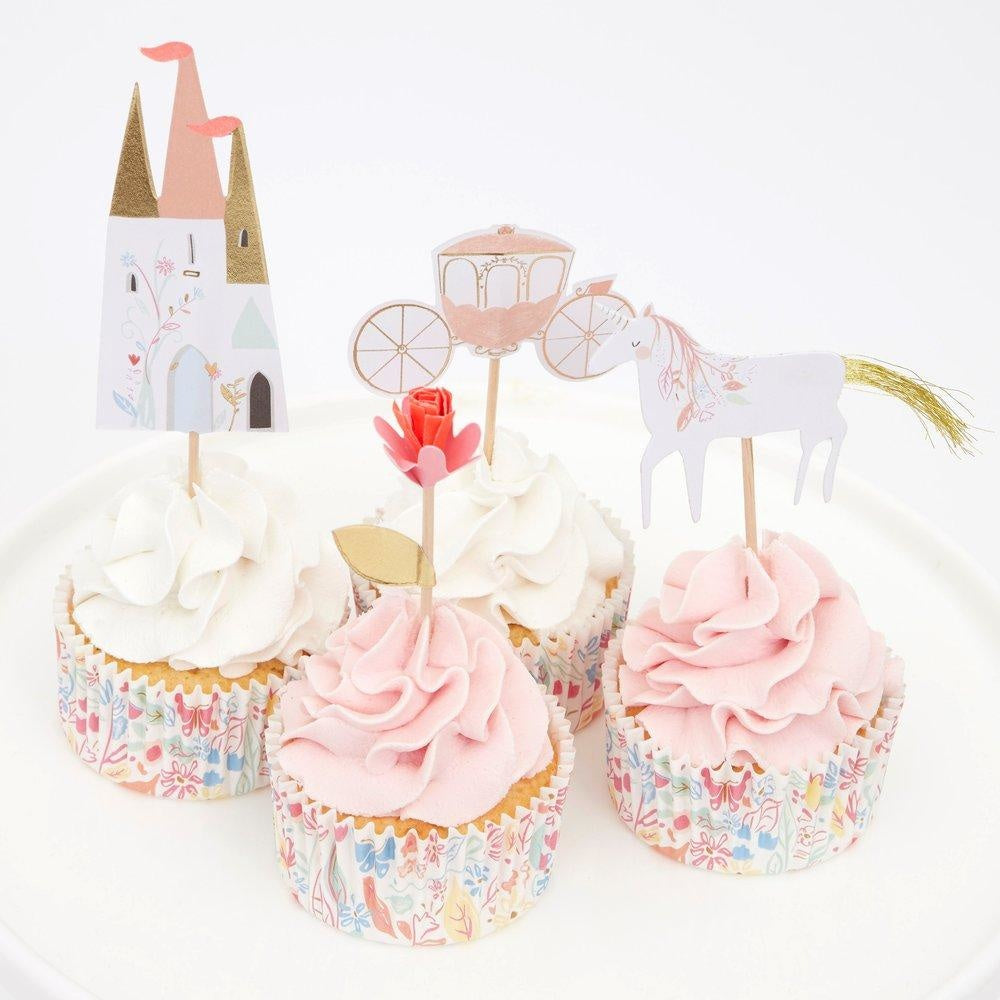 Magische prinses cupcake kit - 24 cupcakes