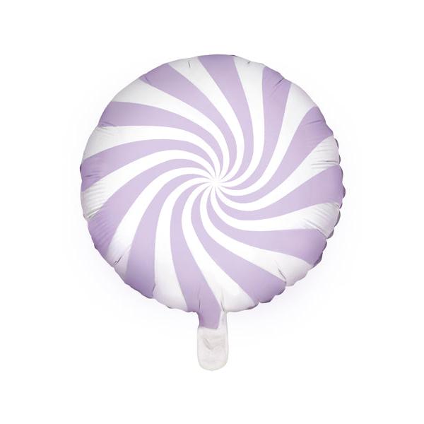 paars wit pastel snoepje snoep candy folieballon feest decoratie verjaardag