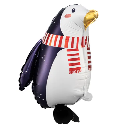 pinguïn folieballon 3D kerst kerstmis sneeuw noordpool