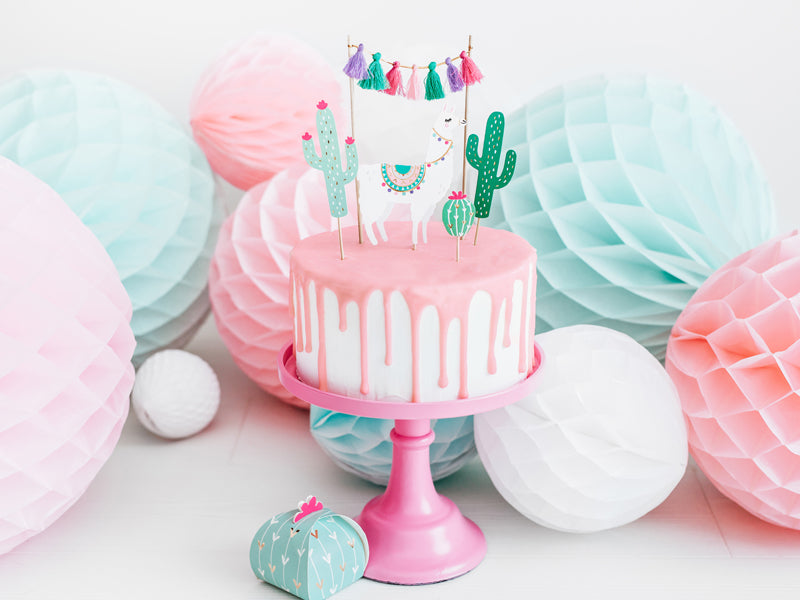 Lama / Cactus taarttopper
